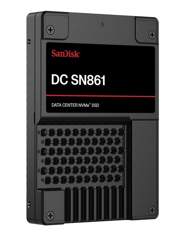 SSD|SANDISK|DC SN861|1920 GB|PCI Express 5.0|NVMe Yes|Write speed 3600 MB/s|Read speed 13700 MB/s|U.2|MTBF 2500000 h|WUS6BA119PSP9X30TS2525