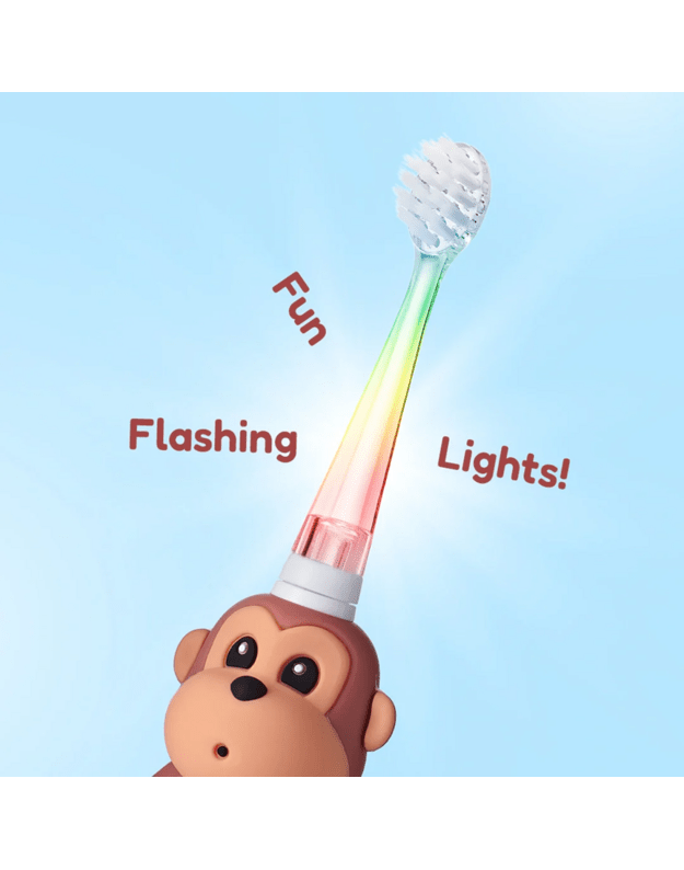 Elektrinis dantų šepetukas Brush baby WILDONES MONKEY 4