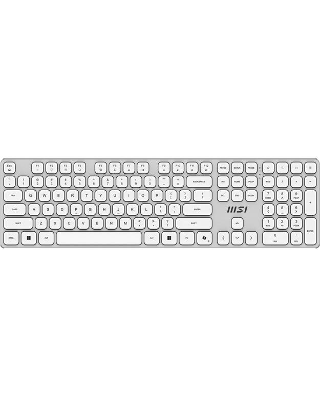 KEYBOARD +MOUSE/FORGE K210 W COMBO WHITE MSI