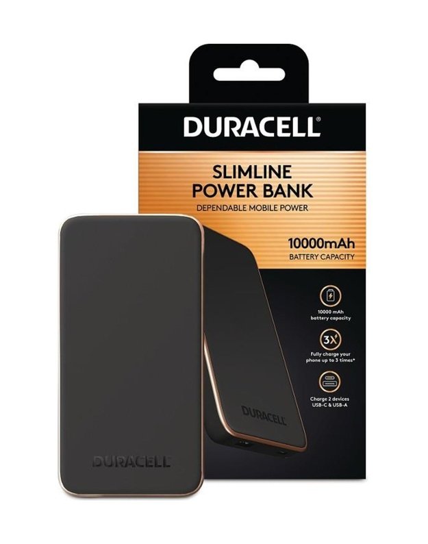 Išorinė baterija Duracell 10000 mAh (DRPB3009A)