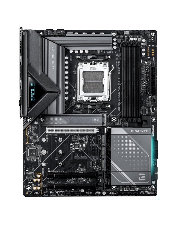 Mainboard|GIGABYTE|AMD X870E|Socket AM5|ATX|RAM DDR5-SDRAM|4xSlots|Wi-Fi Yes|Bluetooth Yes|4xNumber of M.2 (M) slots|X870EEAGLEXWF7