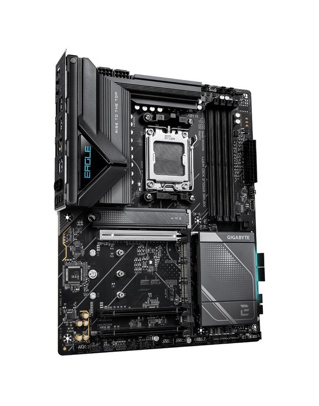 Mainboard|GIGABYTE|AMD X870E|Socket AM5|ATX|RAM DDR5-SDRAM|4xSlots|Wi-Fi Yes|Bluetooth Yes|4xNumber of M.2 (M) slots|X870EEAGLEXWF7
