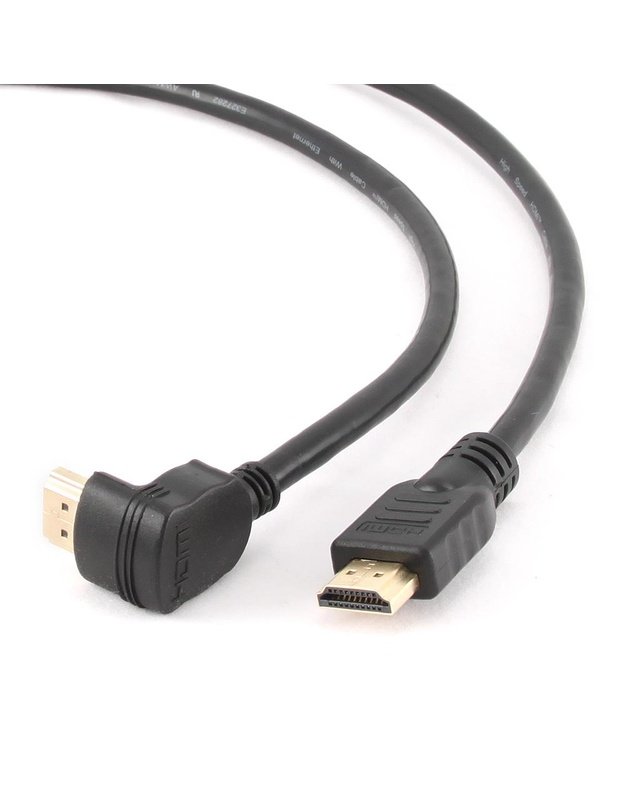KABELIS HDMI-HDMI 3M V2.0 90DEG./CC-HDMI490-10 GEMBIRD