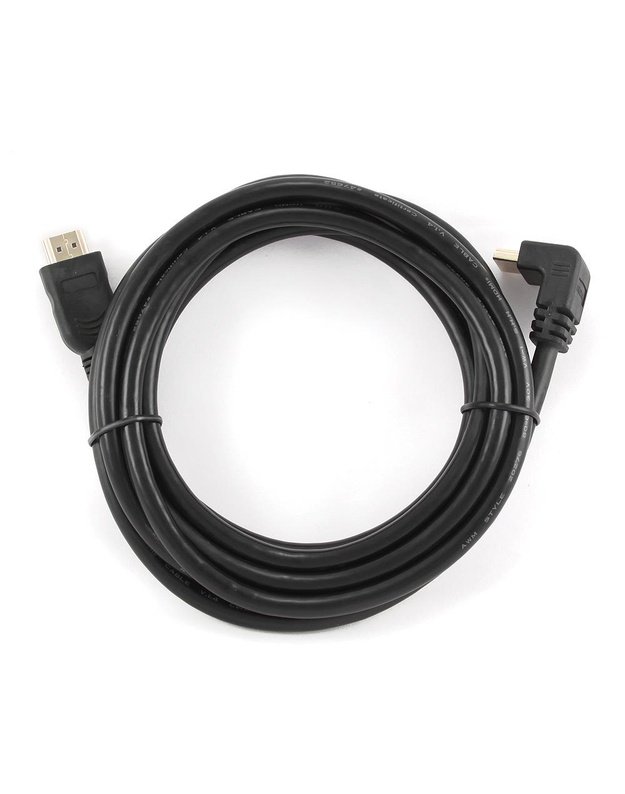 KABELIS HDMI-HDMI 3M V2.0 90DEG./CC-HDMI490-10 GEMBIRD
