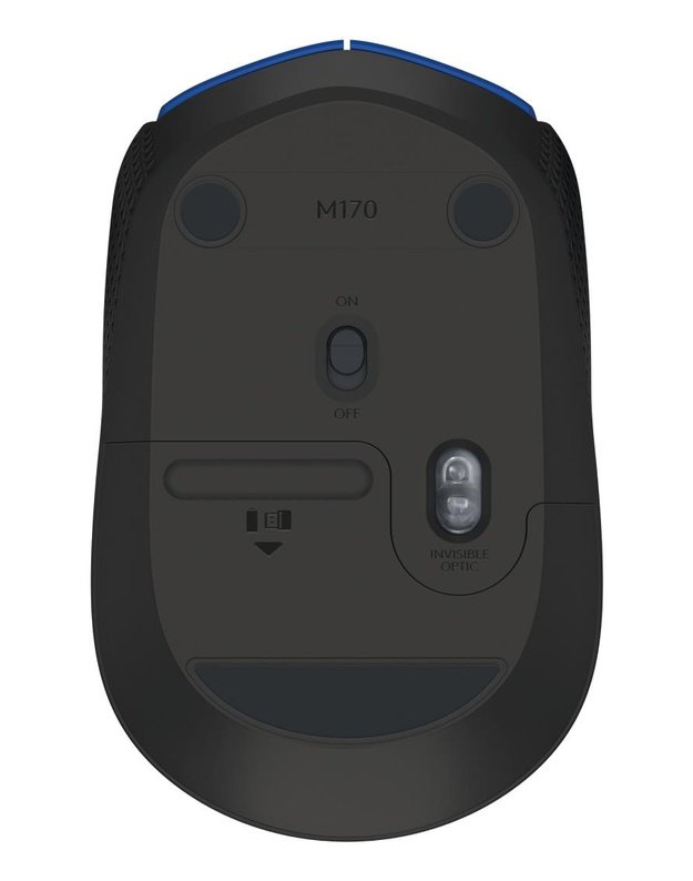 MOUSE USB OPTICAL WRL M171/BLUE 910-004640 LOGITECH