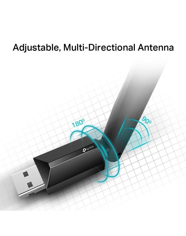 WRL ADAPTER 600MBPS USB/ARCHER T2U PLUS TP-LINK