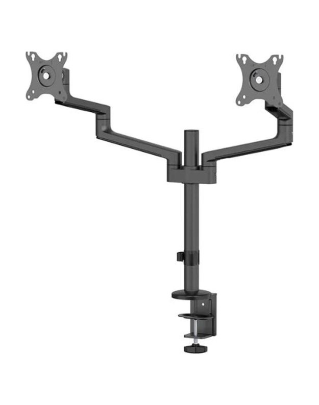 Dviejų monitorių stalo laikiklis Neomounts 17–27", juodas (DS60-425BL2)