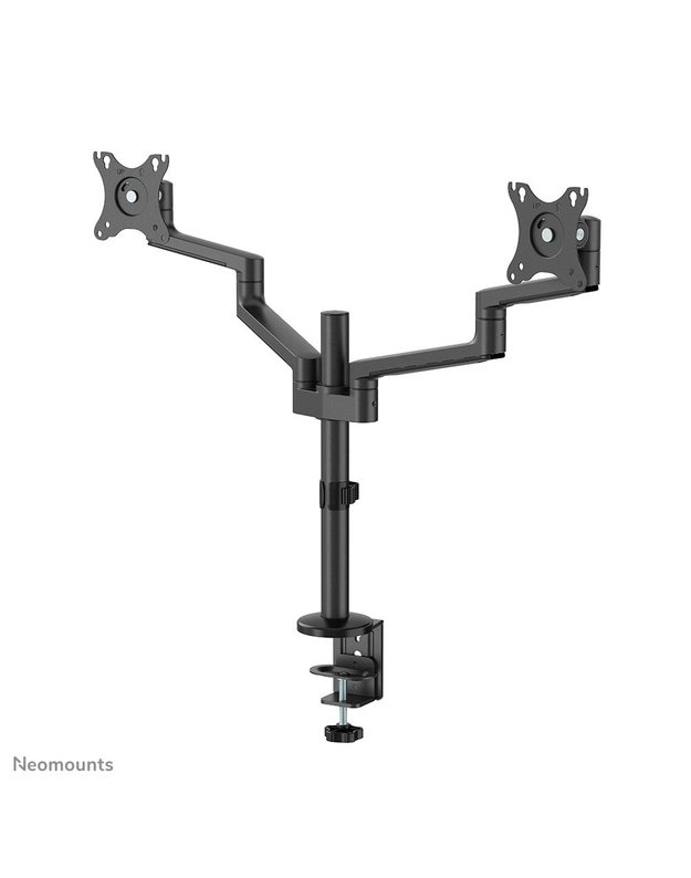 Dviejų monitorių stalo laikiklis Neomounts 17–27", juodas (DS60-425BL2)