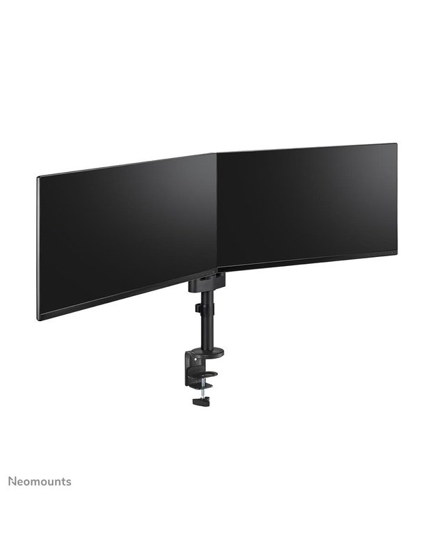 Dviejų monitorių stalo laikiklis Neomounts 17–27", juodas (DS60-425BL2)
