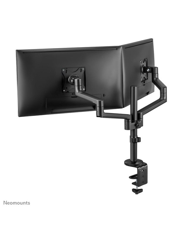 Dviejų monitorių stalo laikiklis Neomounts 17–27", juodas (DS60-425BL2)