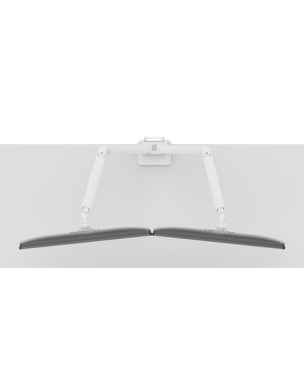 Stalinis laikiklis dviem monitoriams Neomounts 17–32", baltas (DS70-250WH2)