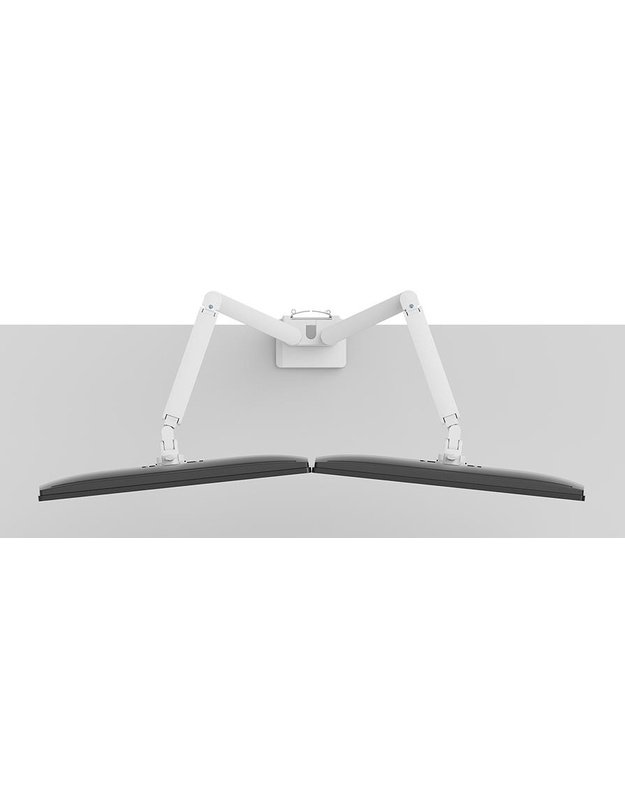 Stalinis laikiklis dviem monitoriams Neomounts 17–32", baltas (DS70-250WH2)