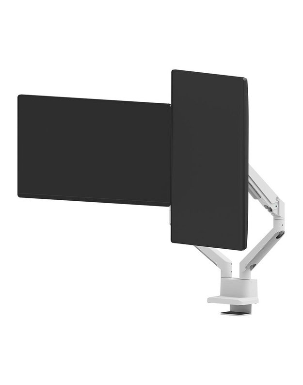 Stalinis laikiklis dviem monitoriams Neomounts 17–32", baltas (DS70-250WH2)