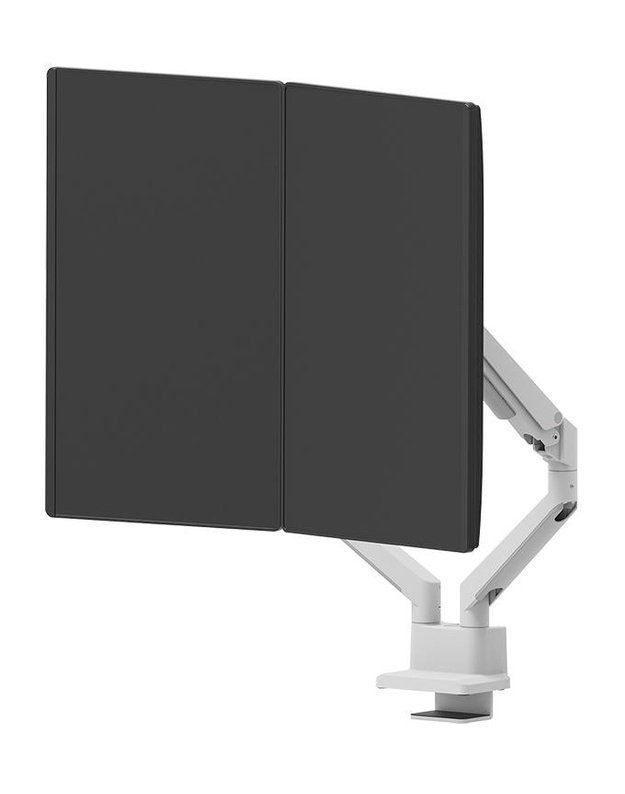 Stalinis laikiklis dviem monitoriams Neomounts 17–32", baltas (DS70-250WH2)