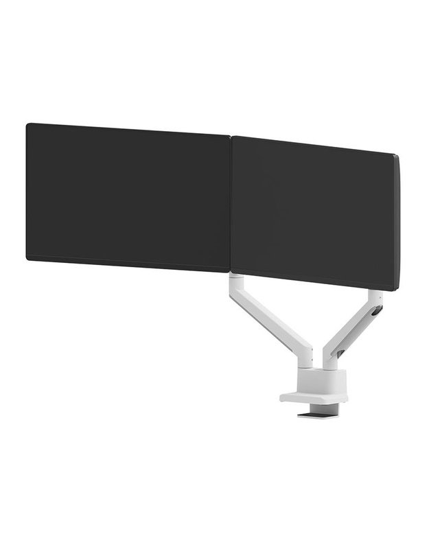Stalinis laikiklis dviem monitoriams Neomounts 17–32", baltas (DS70-250WH2)