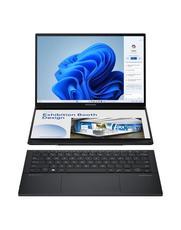 Notebook|ASUS|ZenBook Series|DUO|UX8406CA-PZ009W|CPU  Core Ultra|U9-285H|2900 MHz|14 |Touchscreen|2880x1800|RAM 32GB|LPDDR5x|SSD 2TB|Intel Arc Graphics|Integrated|ENG|Windows 11 Home|Grey|1.65 kg|90NB14X1-M00820