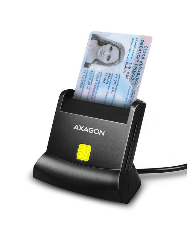CARD READER STAND SMARTCARD/USB2.0 CRE-SM2 AXAGON