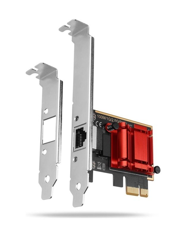 NET CARD PCIE 2.5GBE 1PORT/SP&LP PCEE-G25 AXAGON