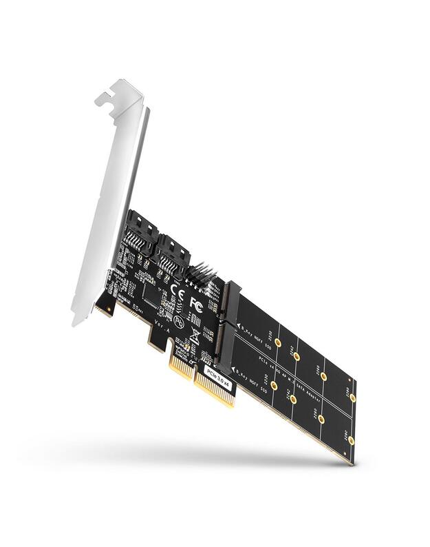 SSD ACC I/O CONTROLLER PCIE/SATA M.2 PCES-SA4M2 AXAGON