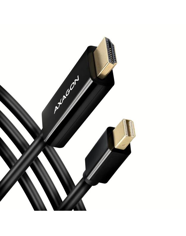 CABLE MINI DP TO HDMI 1.8M/RVDM-HI14C2 AXAGON