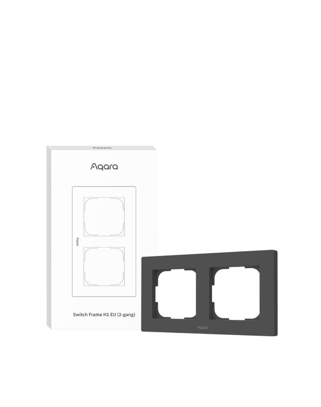 SMART SWITCH FRAME H2 (2-GANG)/GRAY FE-X01D-G AQARA