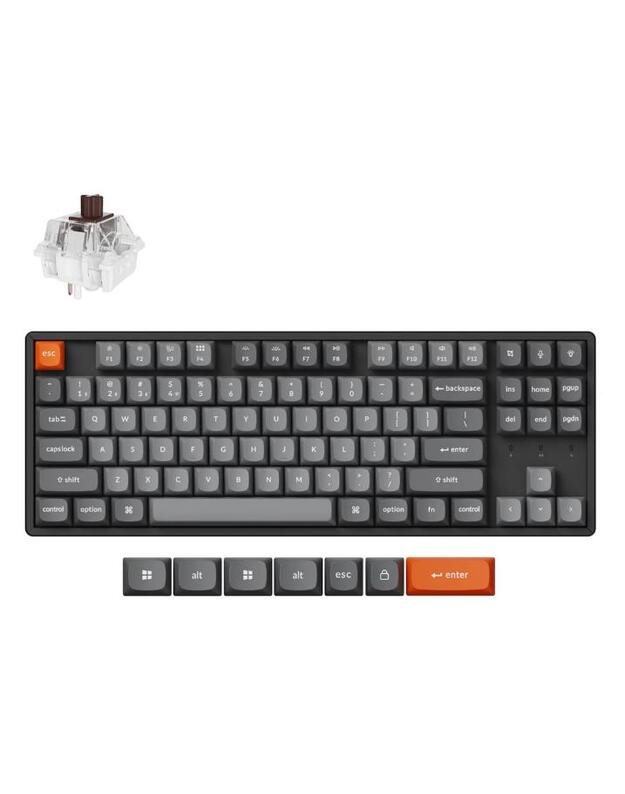 KEYBOARD WRL K8 MAX RGB/BLACK K8M-J3 KEYCHRON