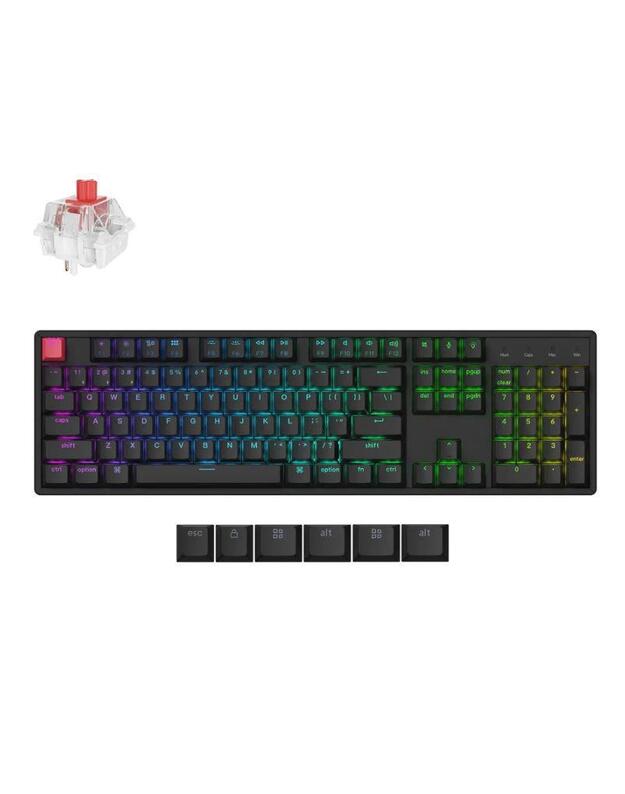 KEYBOARD WRL K10 RGB/BLACK K10X-H1 KEYCHRON