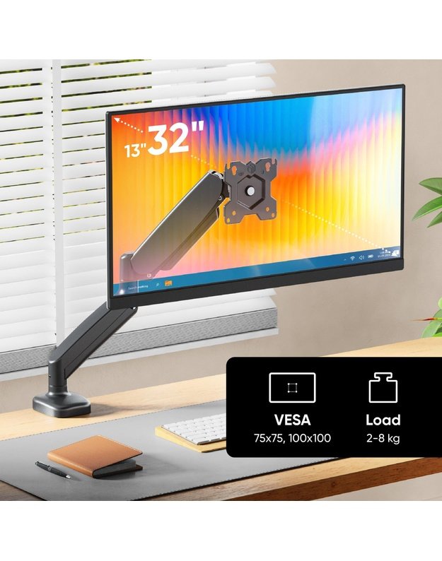 MONITOR ACC WALL MOUNT/13-32  BLACK G50-B ONKRON