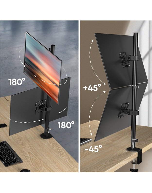 MONITOR ACC WALL MOUNT/13-34  BLACK D208E-B ONKRON