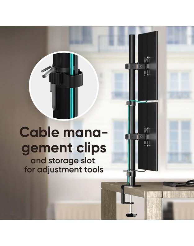 MONITOR ACC WALL MOUNT/13-34  BLACK D208E-B ONKRON