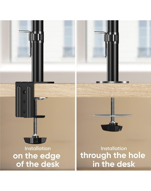 MONITOR ACC WALL MOUNT/13-34  BLACK D208E-B ONKRON