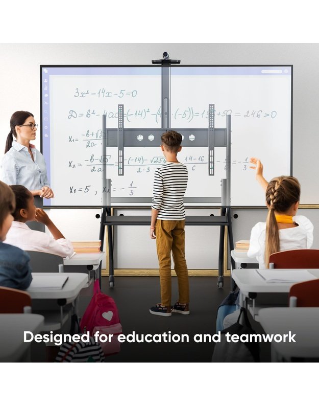 Mobilus TV stovas Onkron 60–120", juodas (TS2080-B)