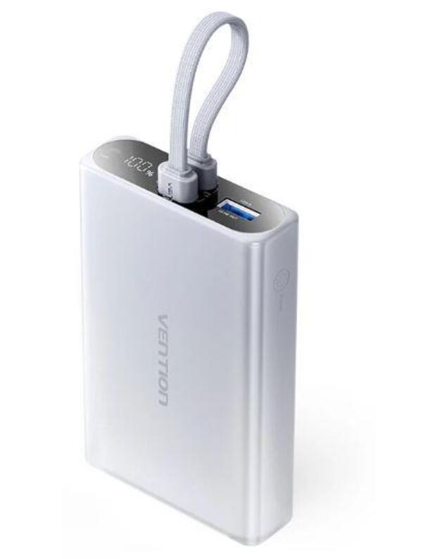POWER BANK USB 10000MAH 22.5W/GRAY FHZM0 VENTION