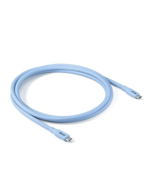 CABLE USB-C TO USB-C 2M/M/M BLUE CAC-3003 CLUB3D