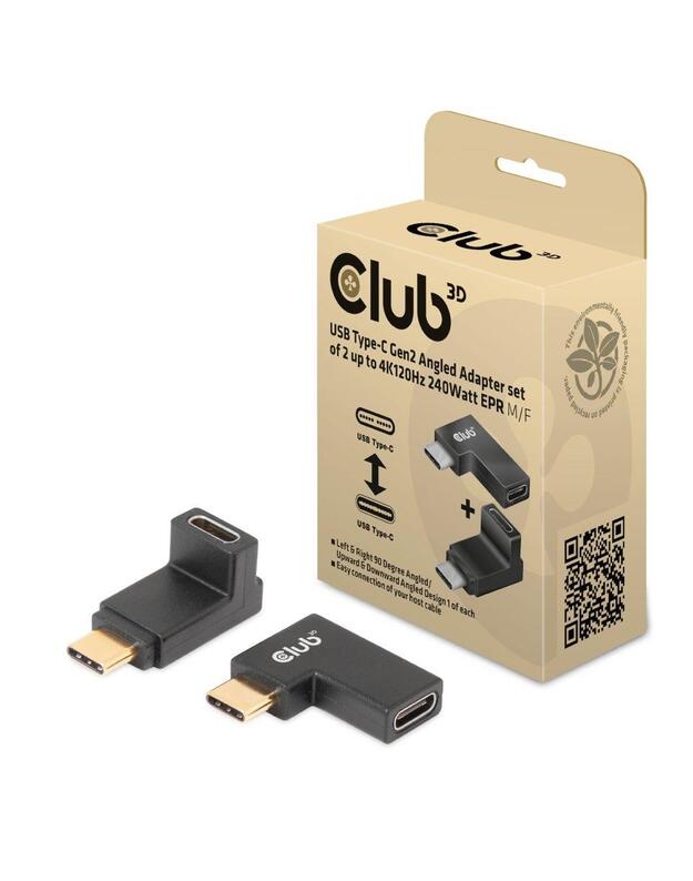 I/O ADAPTER USB-C ANGLED SET/CAC-1528 CLUB3D