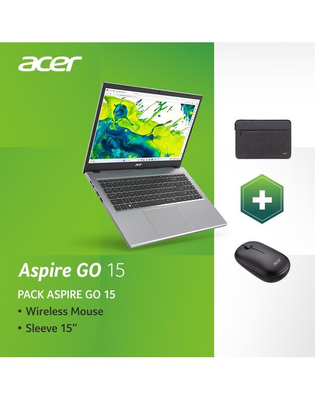 Notebook|ACER|Aspire|Go 15|AG15-42P-R2WK|CPU  Ryzen 7|5825U|2000 MHz|15.6 |1920x1080|RAM 16GB|DDR4|SSD 512GB|AMD Radeon Graphics|Integrated|ENG/RUS|Windows 11 Home|Pure Silver|1.78 kg|NX.J7WEL.004