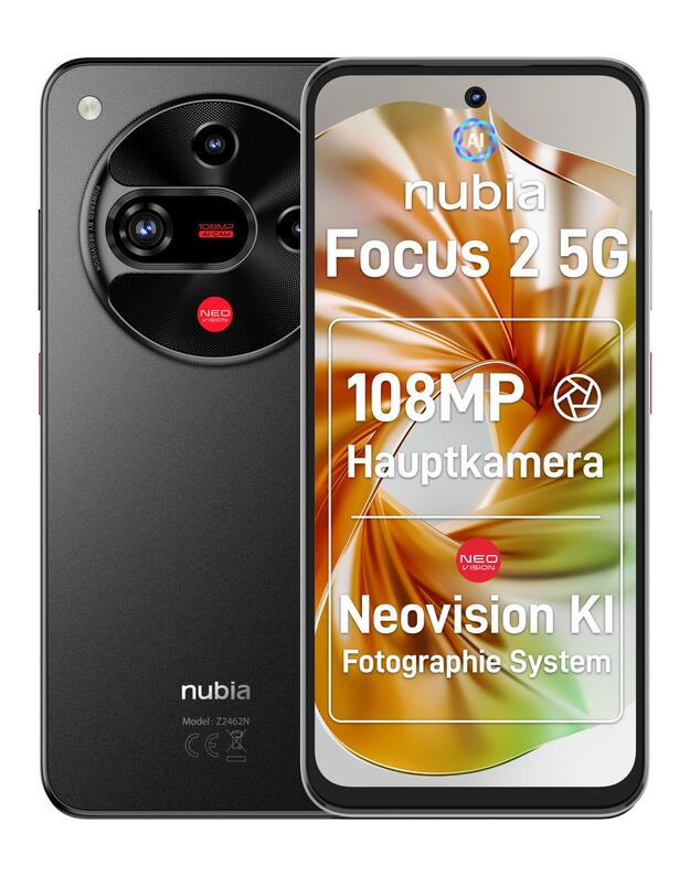 MOBILE PHONE FOCUS 2 5G/8/256GB BLACK NUBIA