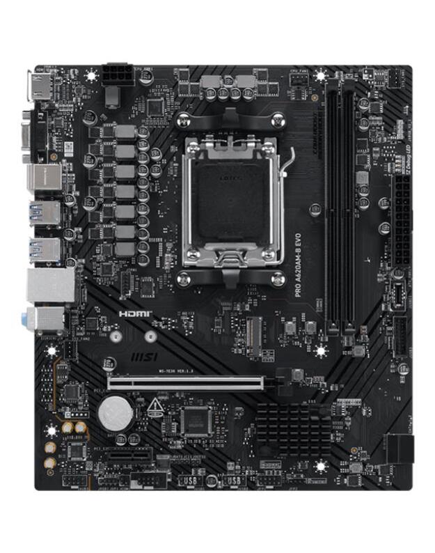 Mainboard|MSI|AMD A620A|Socket AM5|ATX|RAM DDR5-SDRAM|2xSlots|4xNumber of M.2 (M) slots|PROA620AM-BEVO