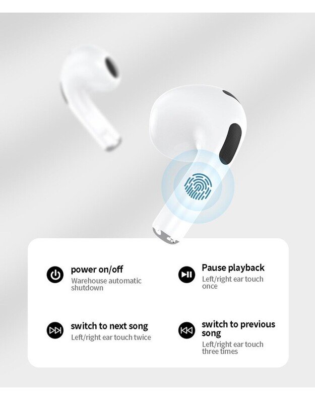 SENDEM GE04 PLUS TWS, baltos 3