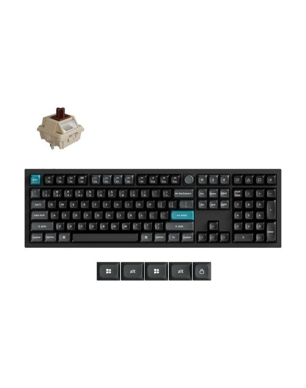 Belaidė klaviatūra Keychron Q6 Ultra, juoda (Q6U-M3)