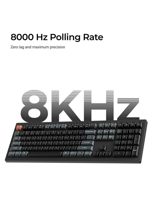 Belaidė klaviatūra Keychron V6 Ultra, juoda (V6U-D4)