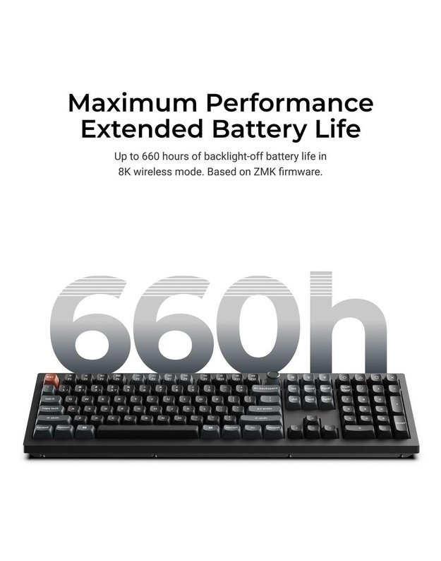 Belaidė klaviatūra Keychron V6 Ultra, juoda (V6U-D4)