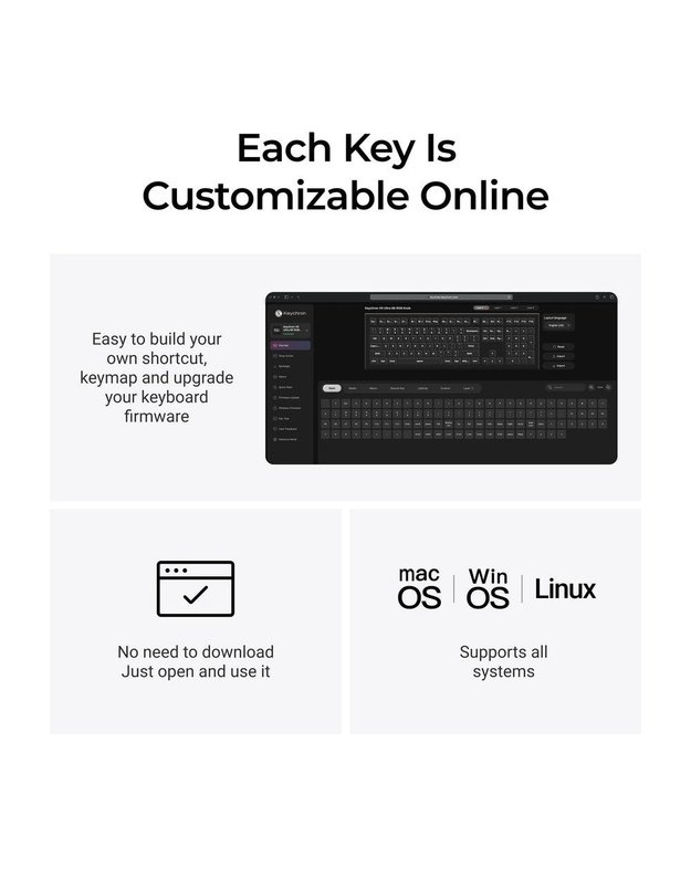 Belaidė klaviatūra Keychron V6 Ultra, juoda (V6U-D4)
