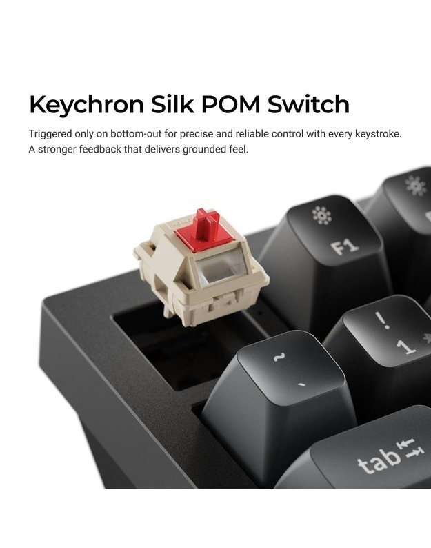 Belaidė klaviatūra Keychron Q3 Ultra, juoda (Q3U-M4)