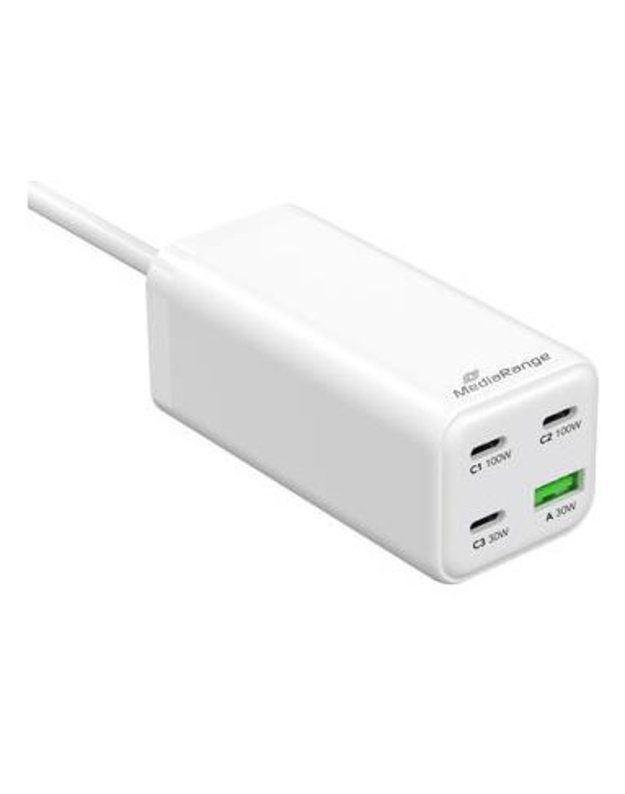 USB maitinimo adapteris MediaRange 100 W GaN (MRMA124)