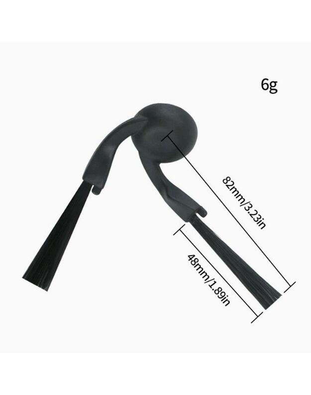 Šoniniai šepetėliai Xiaomi S40, S40 Pro, juodi, 2vnt 1