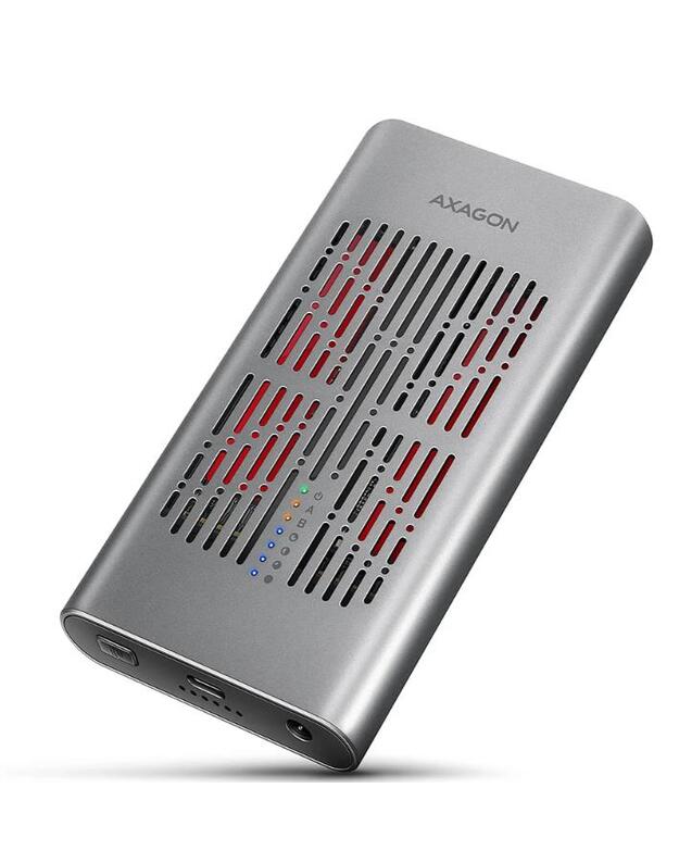 SSD ACC ENCLOSURE M.2 NVME/USB-C EEM2-20GD AXAGON