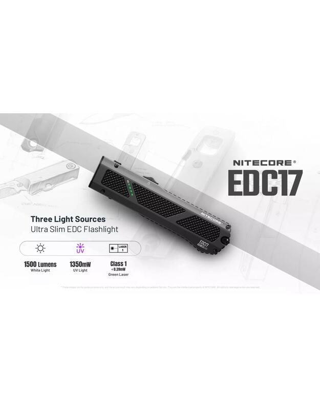 FLASHLIGHT EDC SERIES/EDC17 EU (CLASS 1) NITECORE