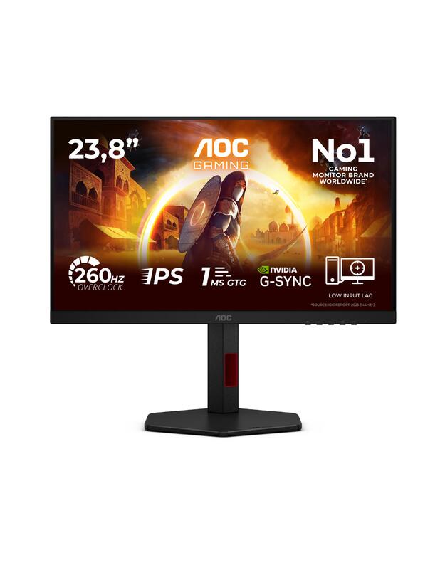 LCD Monitor|AOC|23.8  |1920 x 1080 pixels|Full HD|Native aspect ratio 16:9|LED|Flat|24G4ZR
