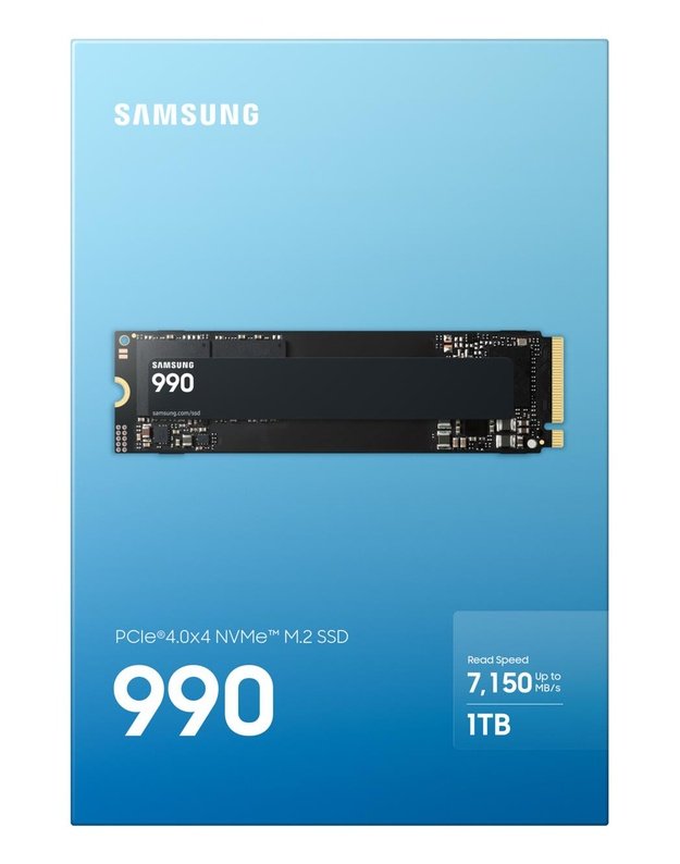 SSD diskas Samsung 1TB M.2 NVMe PCIe 4.0, 7150/6450 MB/s (MZ-V9V1T0BW)